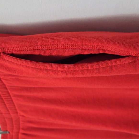 Anine Bing Sport Tyler Jogger Sweatpants Red Size M Oversized Organic Cotton - Picture 8 of 13